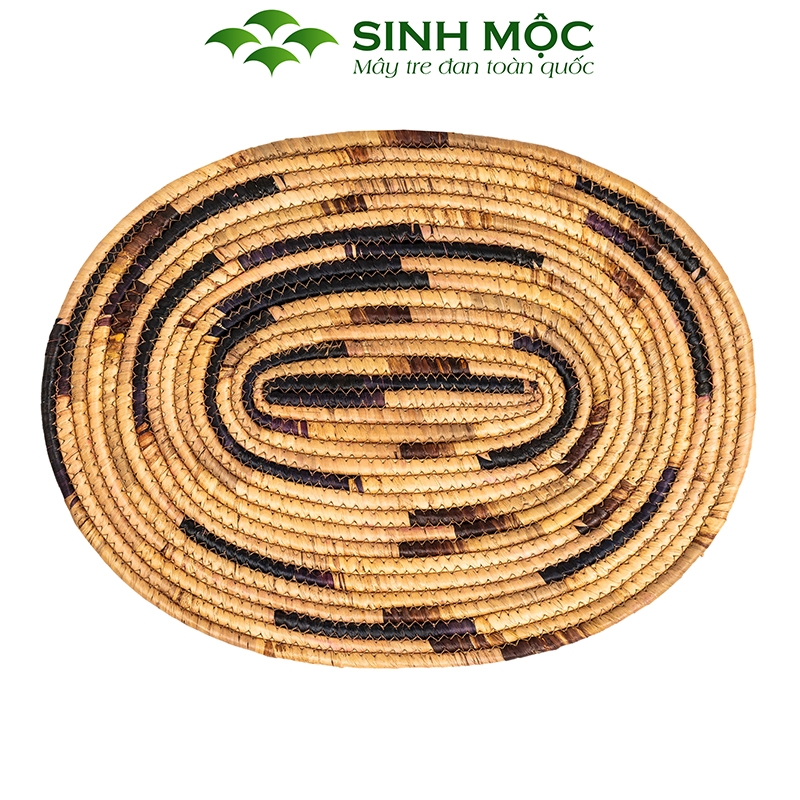 Thảm lục bình, thảm chụp ảnh, thảm ngồi, decor trang trí phòng khách Sinh Mộc - M2009