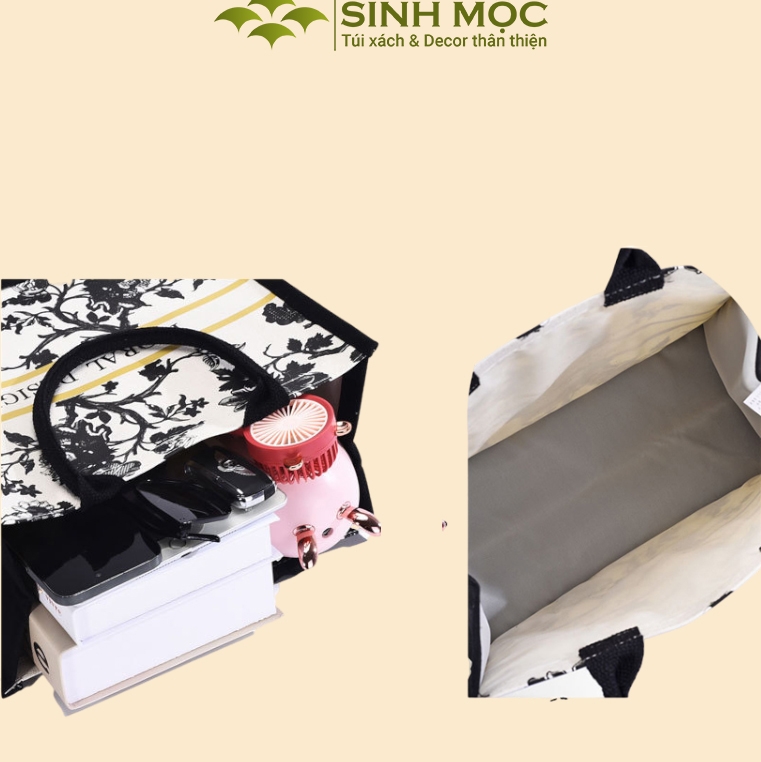 Túi du lịch, túi canvas, túi tote, túi vải canvas, túi tote to - M3054
