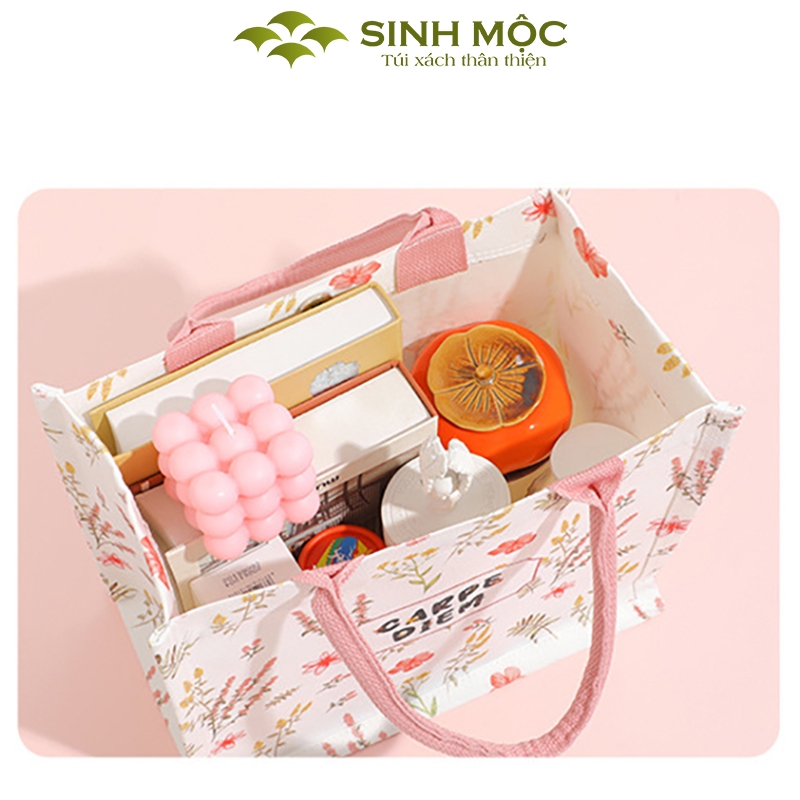 Túi vải Carpe Diem canvas thời trang nữ tính, 3 màu trẻ trung – M3003