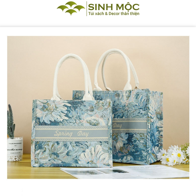 Túi xách cao cấp, túi dệt hoa, túi xách nữ - M3063