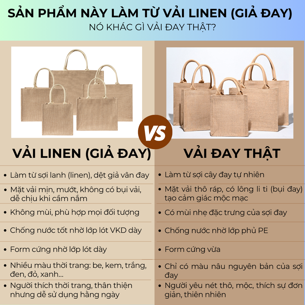 Túi linen họa tiết trống đồng, chống nước, có khóa kéo - M3306 (linen trống đồng)