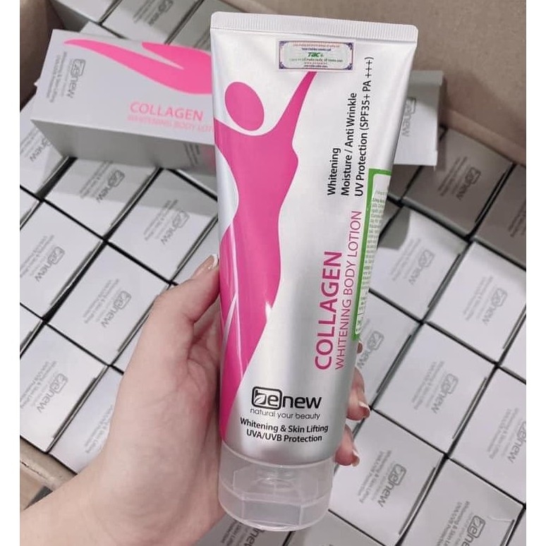 Kem Dưỡng Thể Trắng Da Toàn Thân Benew Collagen Whitening Body Lotion