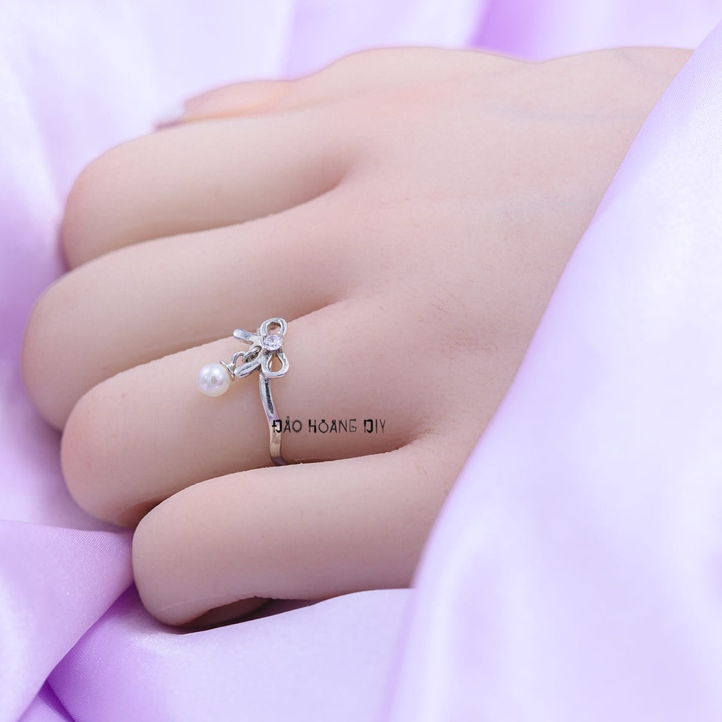 Nhẫn Bạc Nữ Teen Hình Chiếc Nơ N2408280030