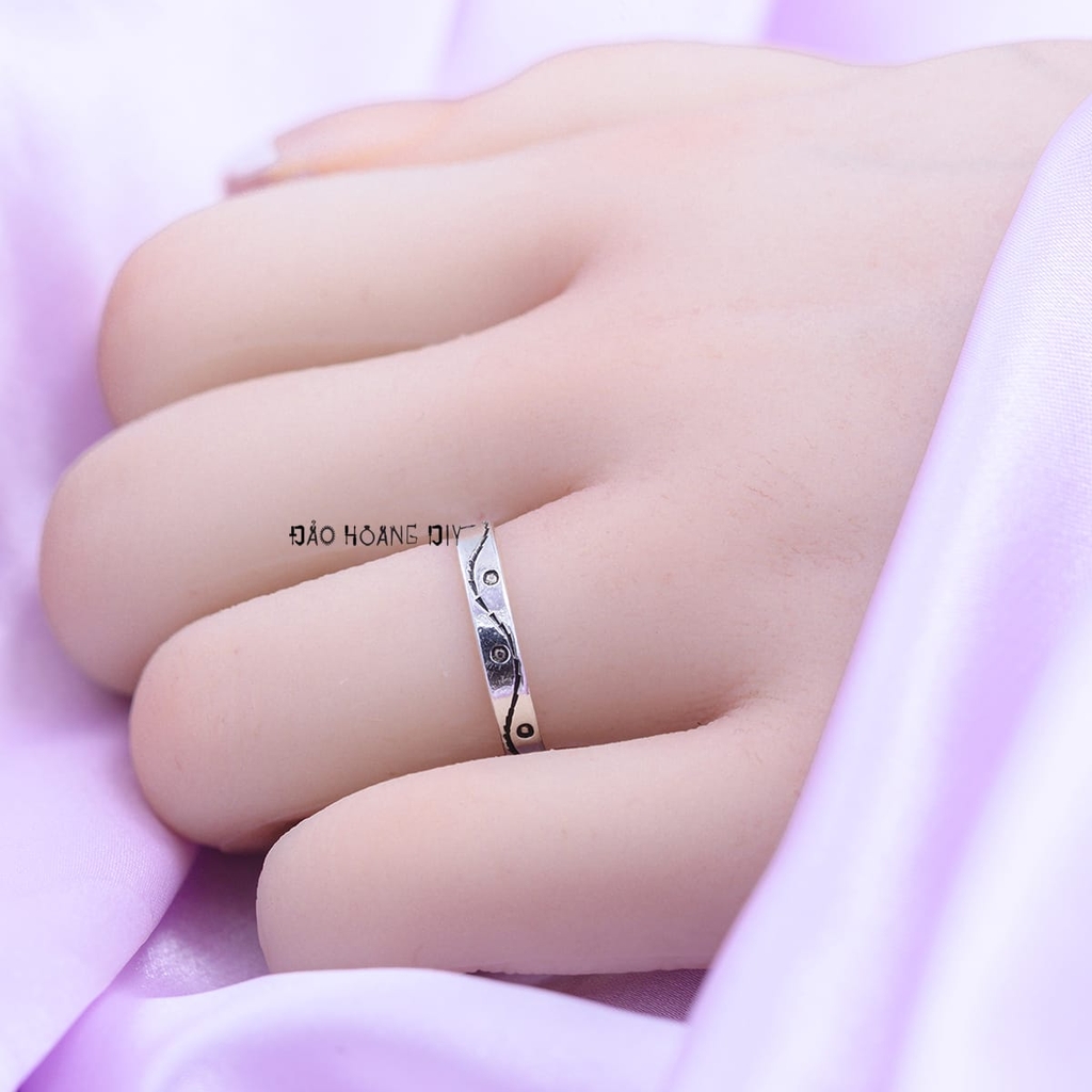 Nhẫn Bạc Nữ Teen Trơn Không Đá N2408280003