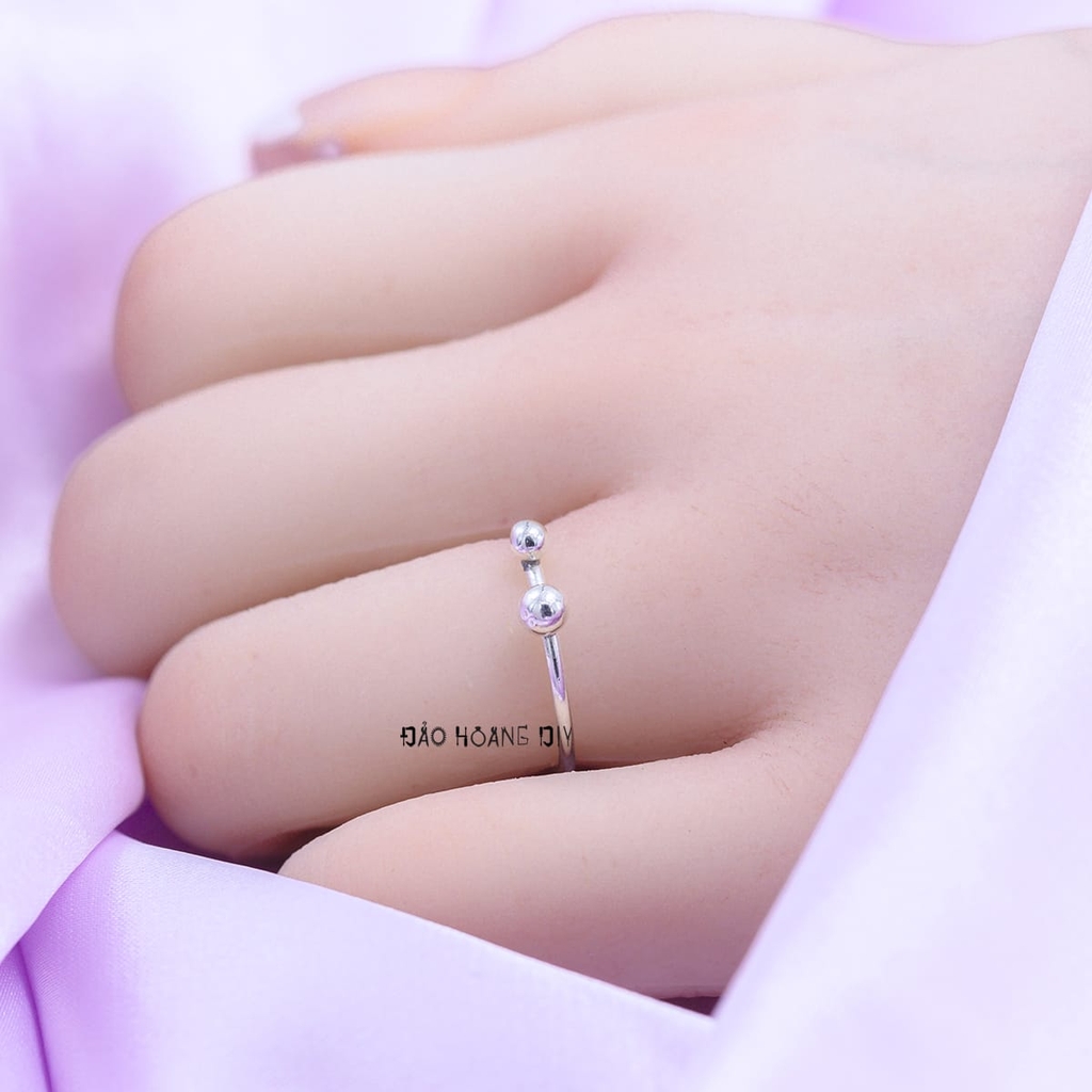 Nhẫn Bạc Nữ Teen Trơn Không Đá N2408280042