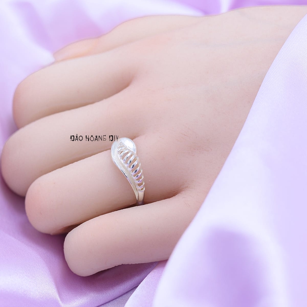 Nhẫn Bạc Nữ Trơn Không Đá N2408260066