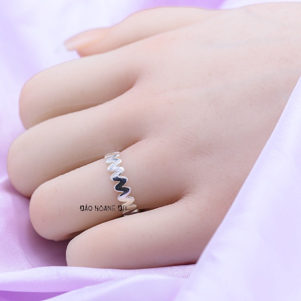 Nhẫn Bạc Nữ Teen Mở Trơn Không Đá N2408270024