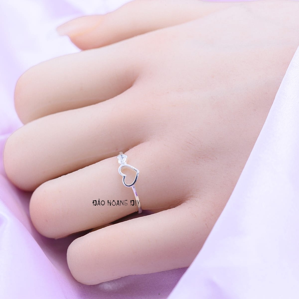 Nhẫn Bạc Nữ Teen Hình Trái Tim N2408280025