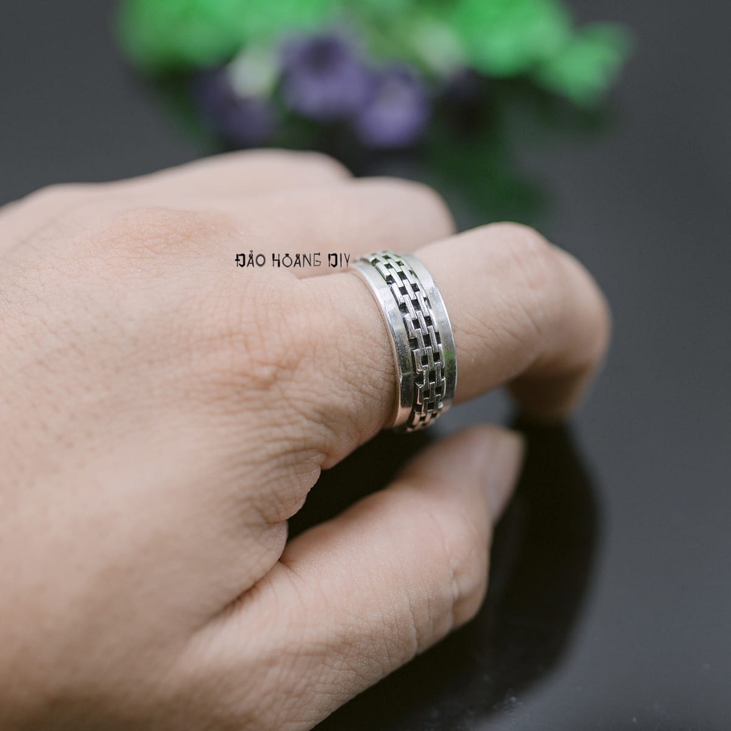 Nhẫn Bạc Nam Trơn Không Đá N2408200036