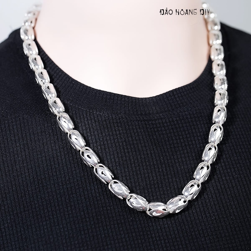 Dây Chuyền Bạc Nam Kiểu Dây Muôi Nike D2411220027