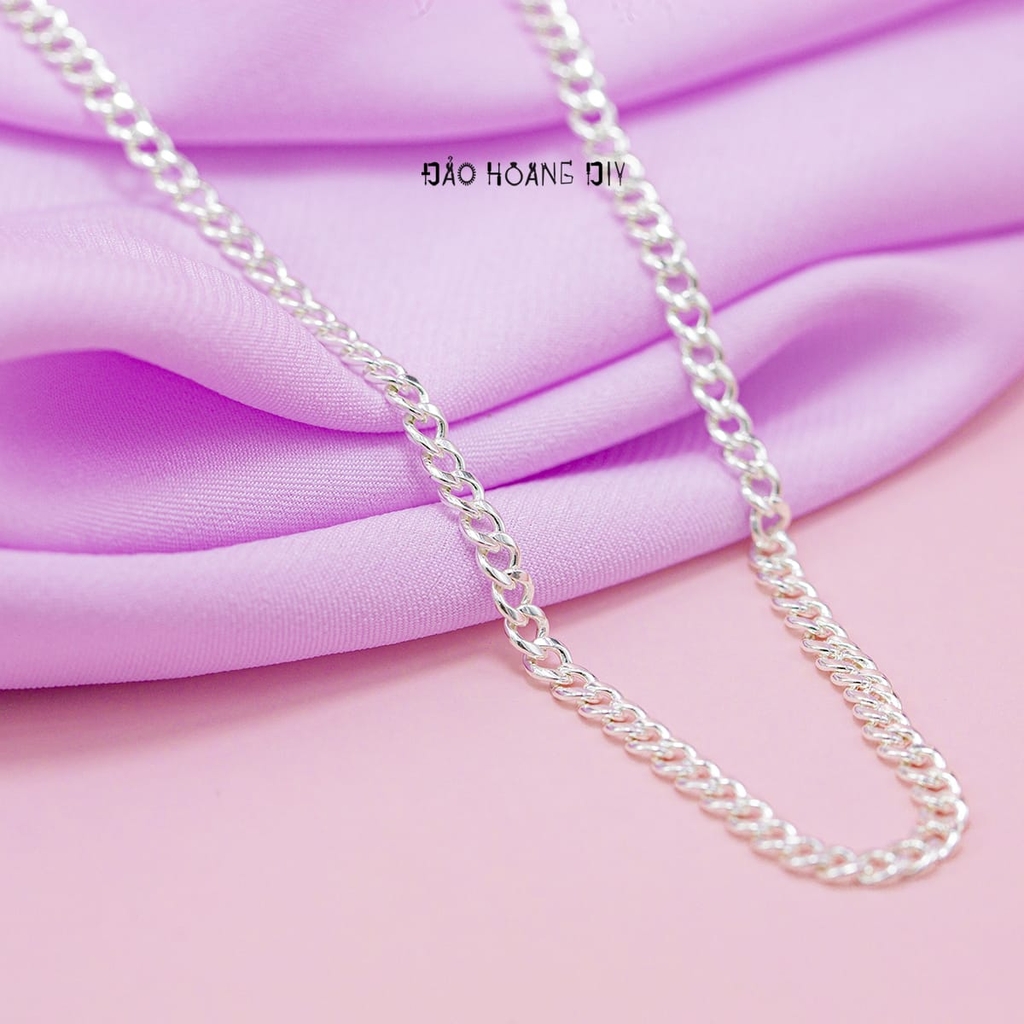 Dây Chuyền Bạc Nữ Kiểu Dây Đơn Truyền Thống D2411140061