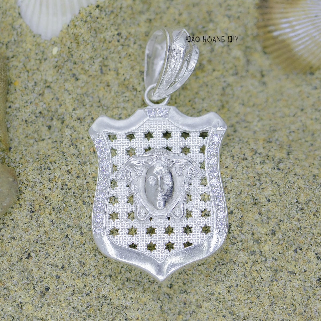 Mặt Dây Chuyền Bạc Nam Mặt Khiên Versace M2409280087