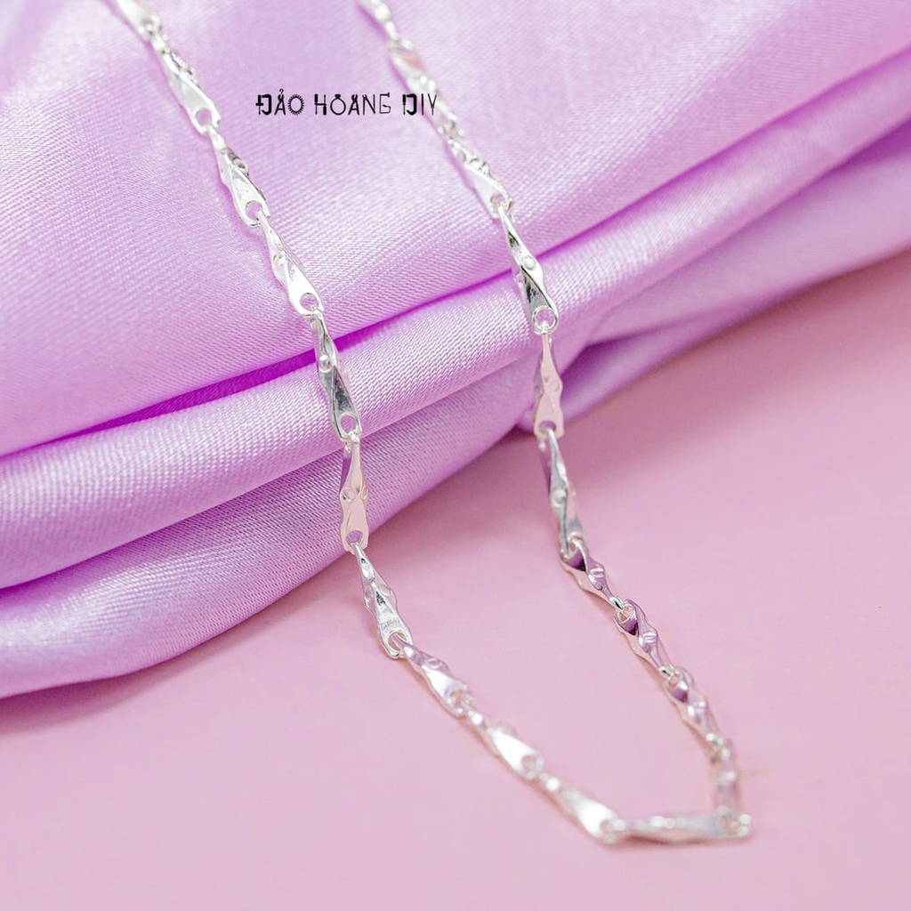 Dây Chuyền Bạc Nữ S990 Sợi Đặc Style 9 D2411150053
