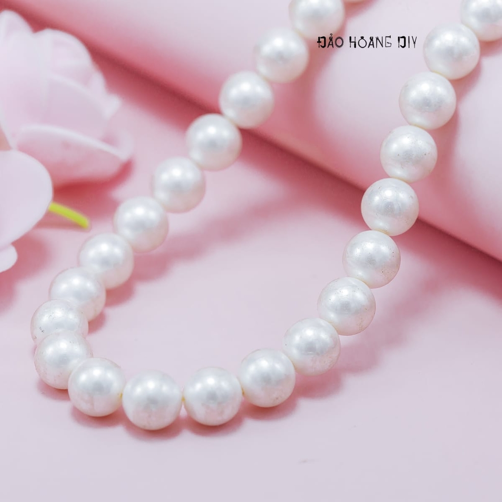 Vòng Cổ Ngọc Trai Nữ Size 9 Ly D2411120059