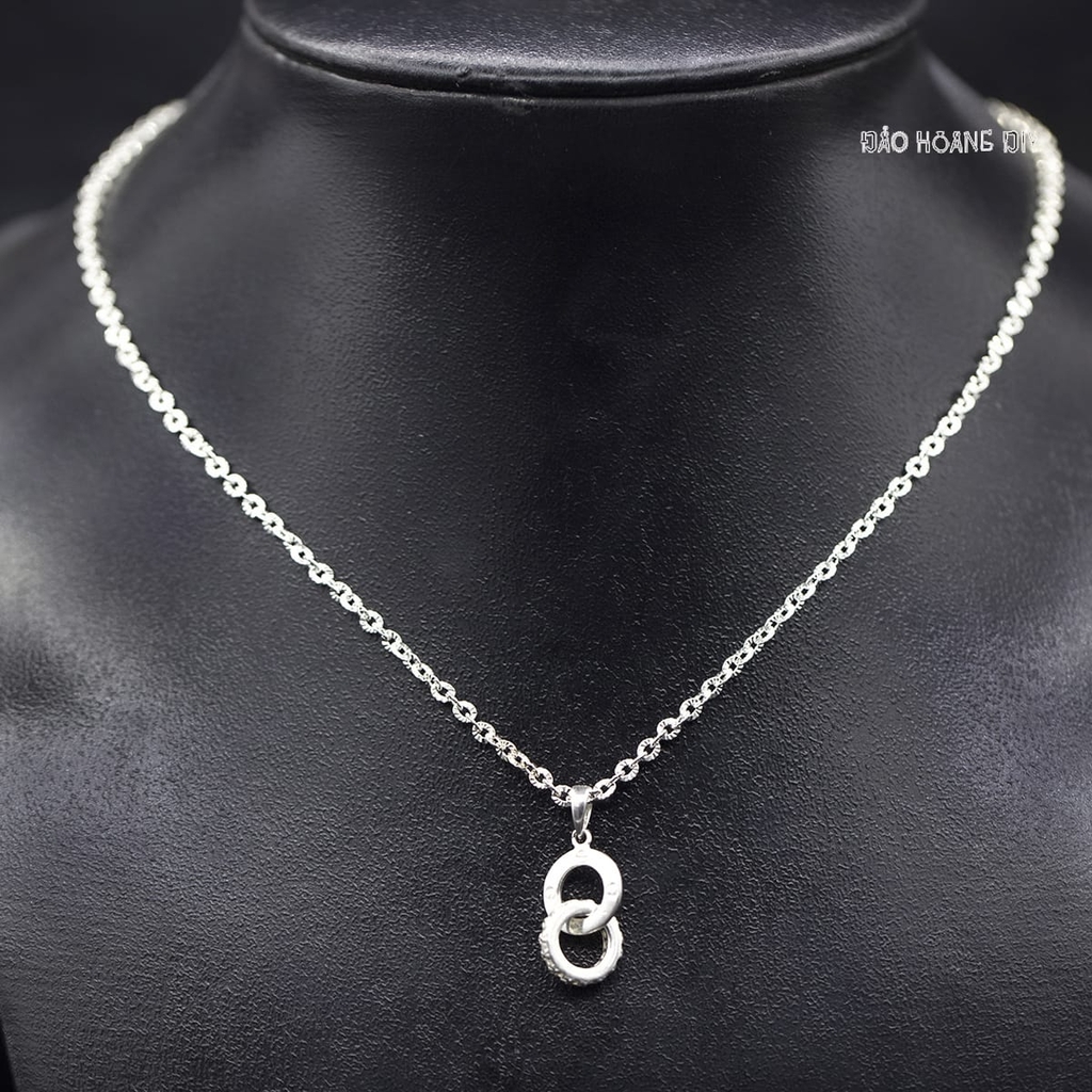 Mặt Dây Chuyền Bạc Nữ S925 Cartier Love Mặt Lồng Đính Đá M2409210022