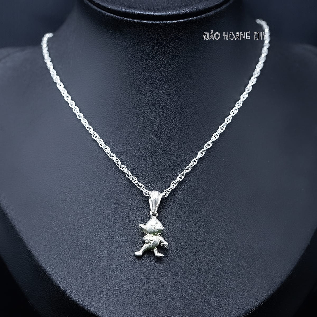 Mặt Dây Chuyền Bạc Trẻ Em Hình Con Chuột Nhỏ Xinh M2412130016