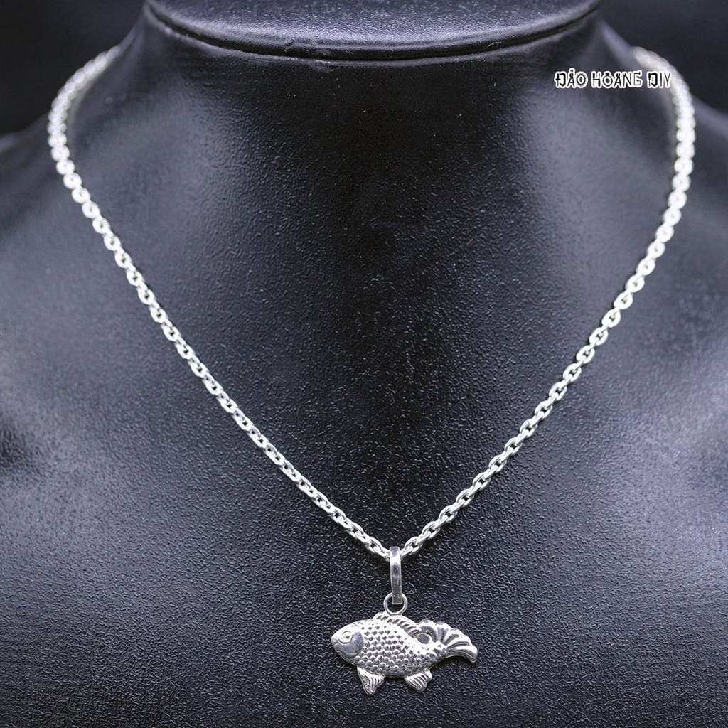 Mặt Dây Chuyền Bạc Trẻ Em Hình Con Cá Chép  M2409270015