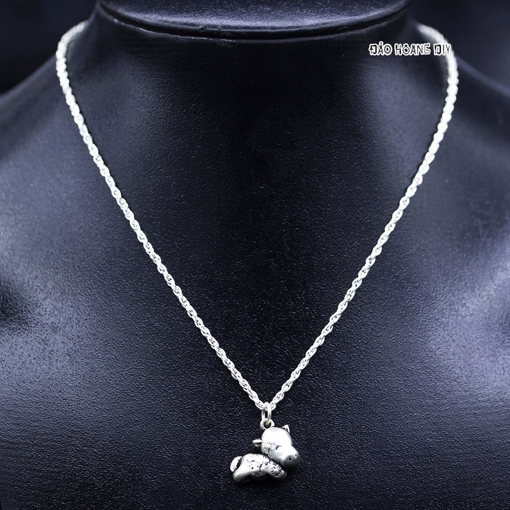 Mặt Dây Chuyền Bạc Trẻ Em S925 Hình Con Chó Xinh Xắn Style 1 M2409270021