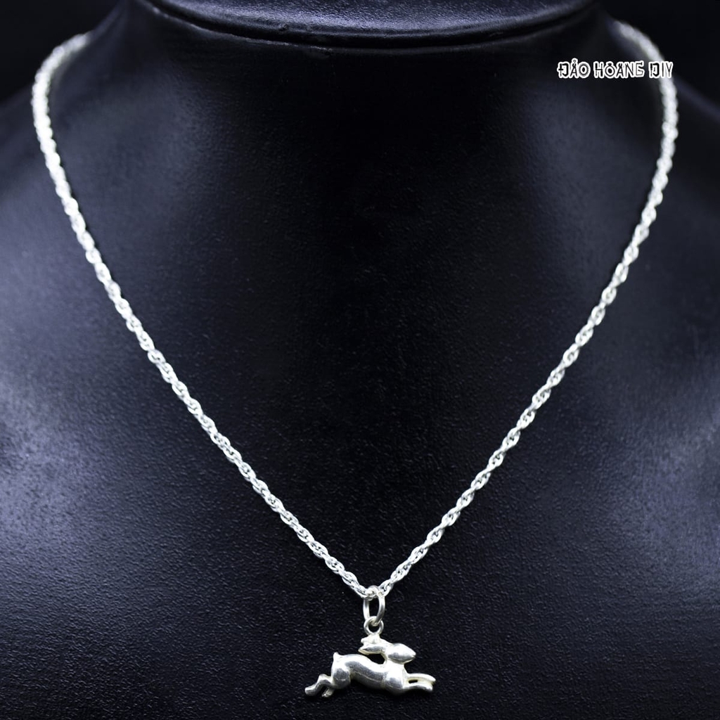 Mặt Dây Chuyền Bạc Trẻ Em Hình Con Thỏ Size Nhỏ Xinh M2409270011