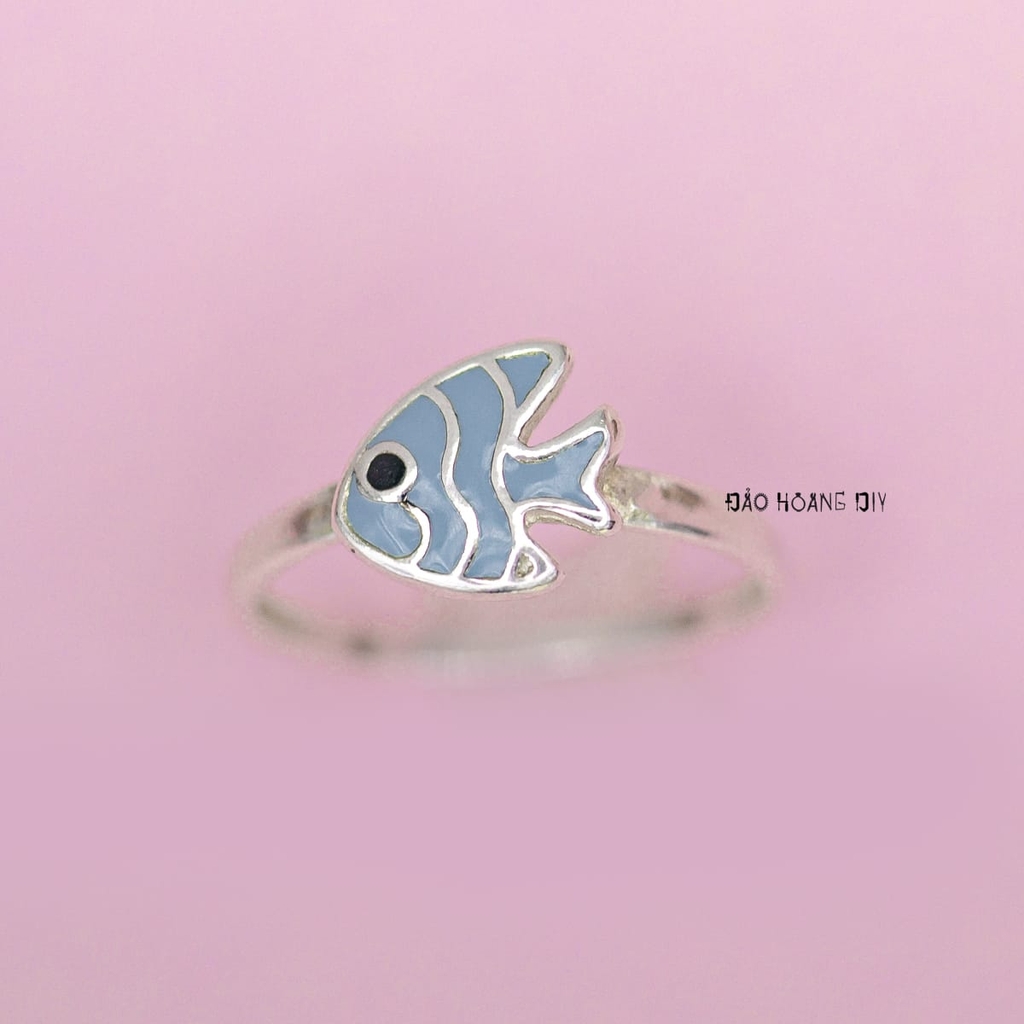 Nhẫn Bạc Trẻ Em Hình Con Cá Xinh Xắn N2409030053