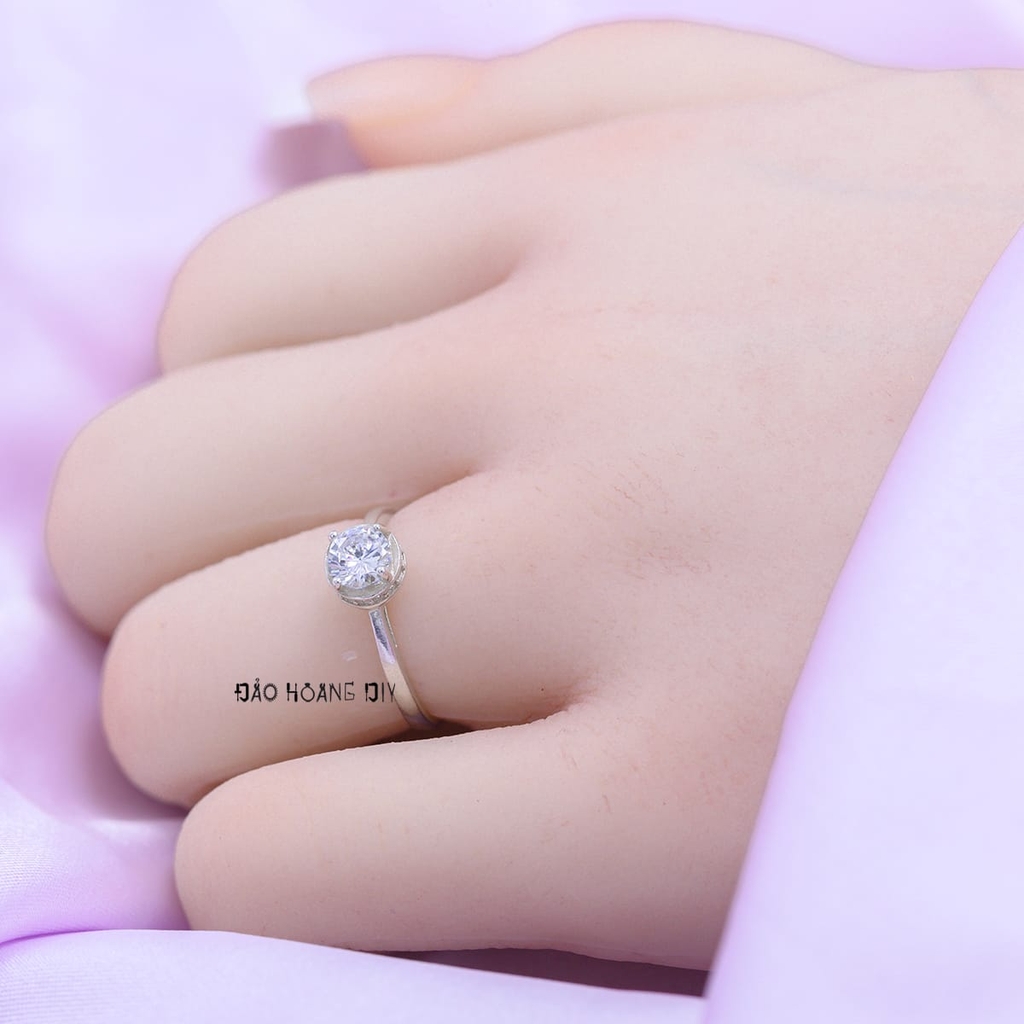 Nhẫn Bạc Nữ Thiết Kế Đính Đá Sang Trọng  N2409020031