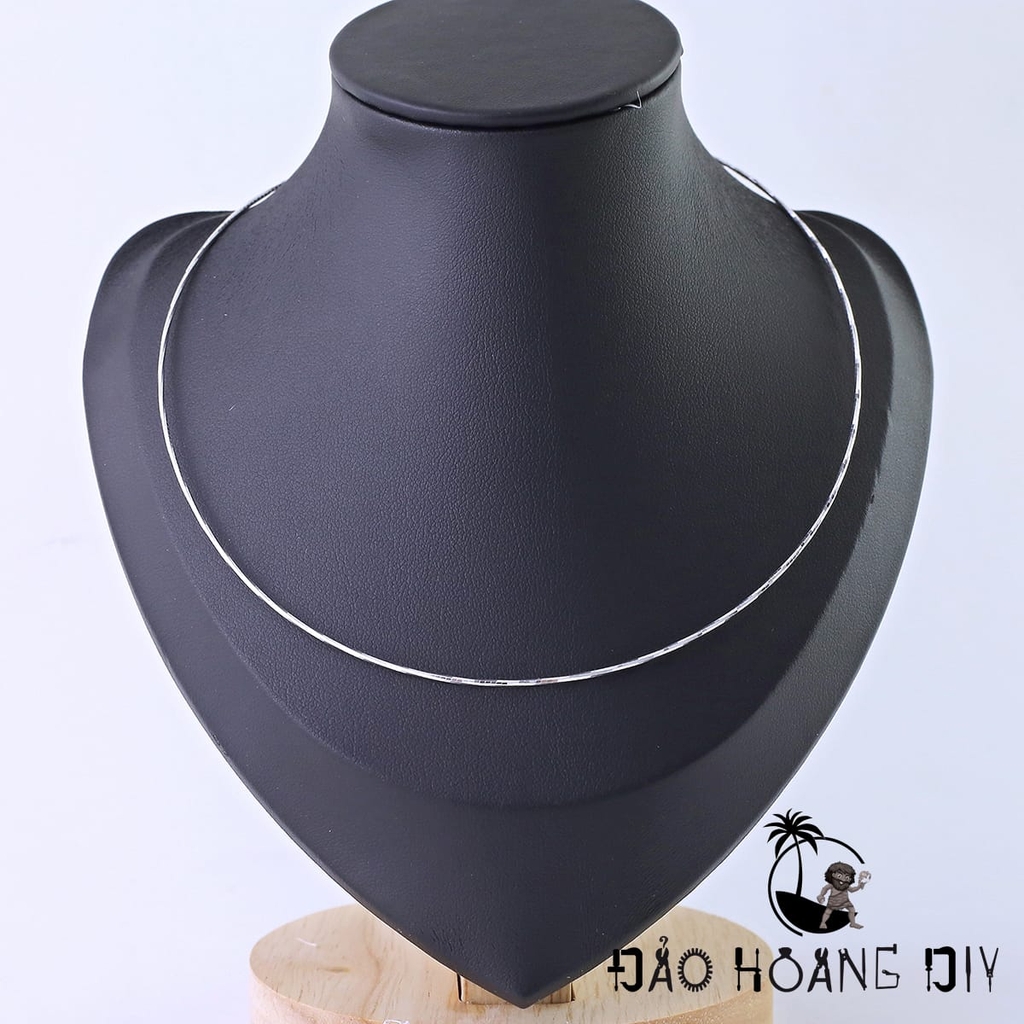 Kiềng Bạc Đảo Hoang DIY Cao Cấp S925 Mảnh Cho Nữ Trẻ Trung Hiện Đại Nổi Bật