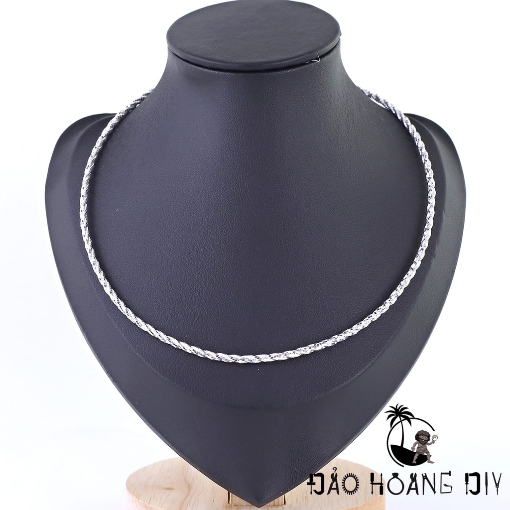 Kiềng Bạc Nữ Đảo Hoang DIY S925 Cao Cấp Tết 3 Nổi Bật Cuốn Hút Mọi Ánh Nhìn K2304050005