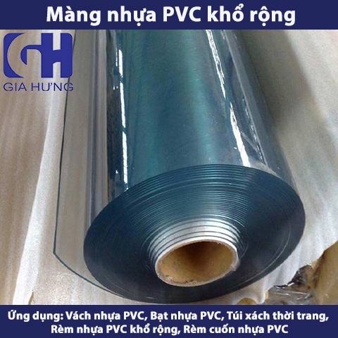 Màng nhựa PVC mềm trong suốt - Màng nhựa PVC khổ rộng - Màng nhựa PVC trong suốt giá rẻ