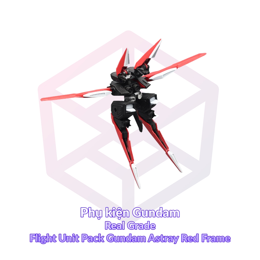 Phụ kiện mô hình gundam Effects Wings RG Flight Unit Pack Gundam Astray Red Frame [TAM]