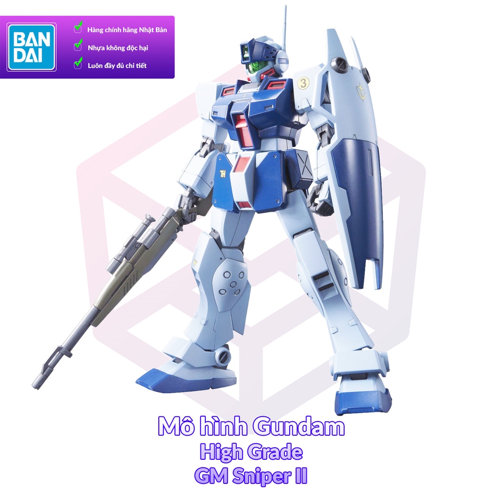 Mô Hình Gundam Bandai Hg 146 Gm Sniper Ii 1/144 Gundam 0080 [Gdb] [Bhg]