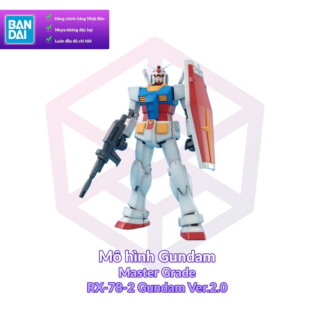 Mô hình Gundam Bandai MG RX-78-2 Gundam Ver.2.0 1/100 MS Gundam [GDB] [BMG]