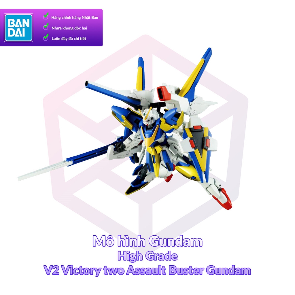 Mô hình Gundam Bandai HG 189 V2 Victory two Assault Buster Gundam 1/144 MS V Gundam [GDB] [BHG]