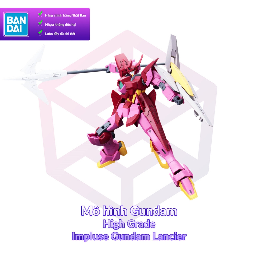 Mô Hình Gundam Bandai HG 018 Impluse Gundam Lancier 1/144 Build Divers [GDB] [BHG]