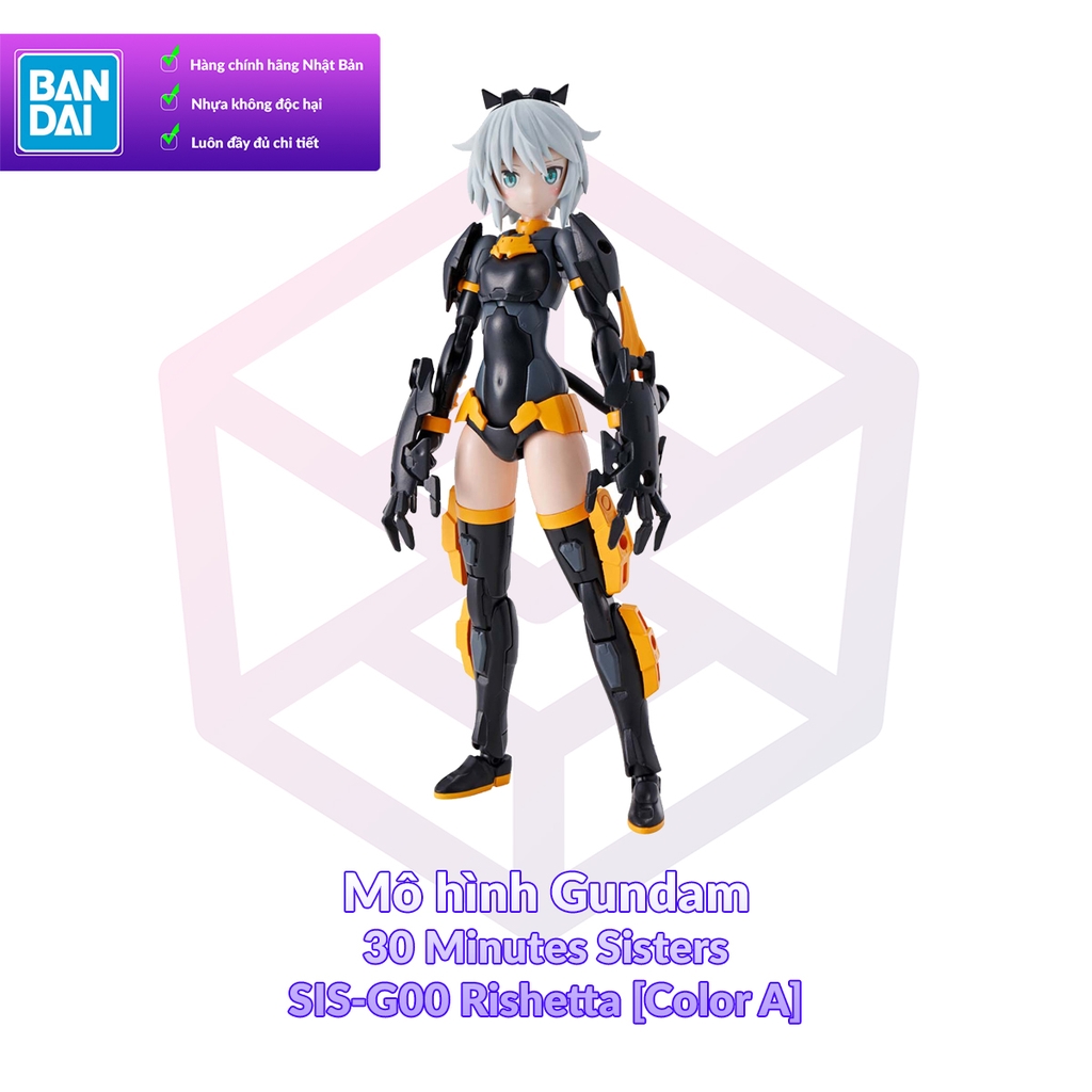 Mô Hình HG Luluce Color C SISA00 30MS Bandai 30 Minutes Sisters Đồ Chơi  Lắp Ráp Anime Nhật  Lazadavn