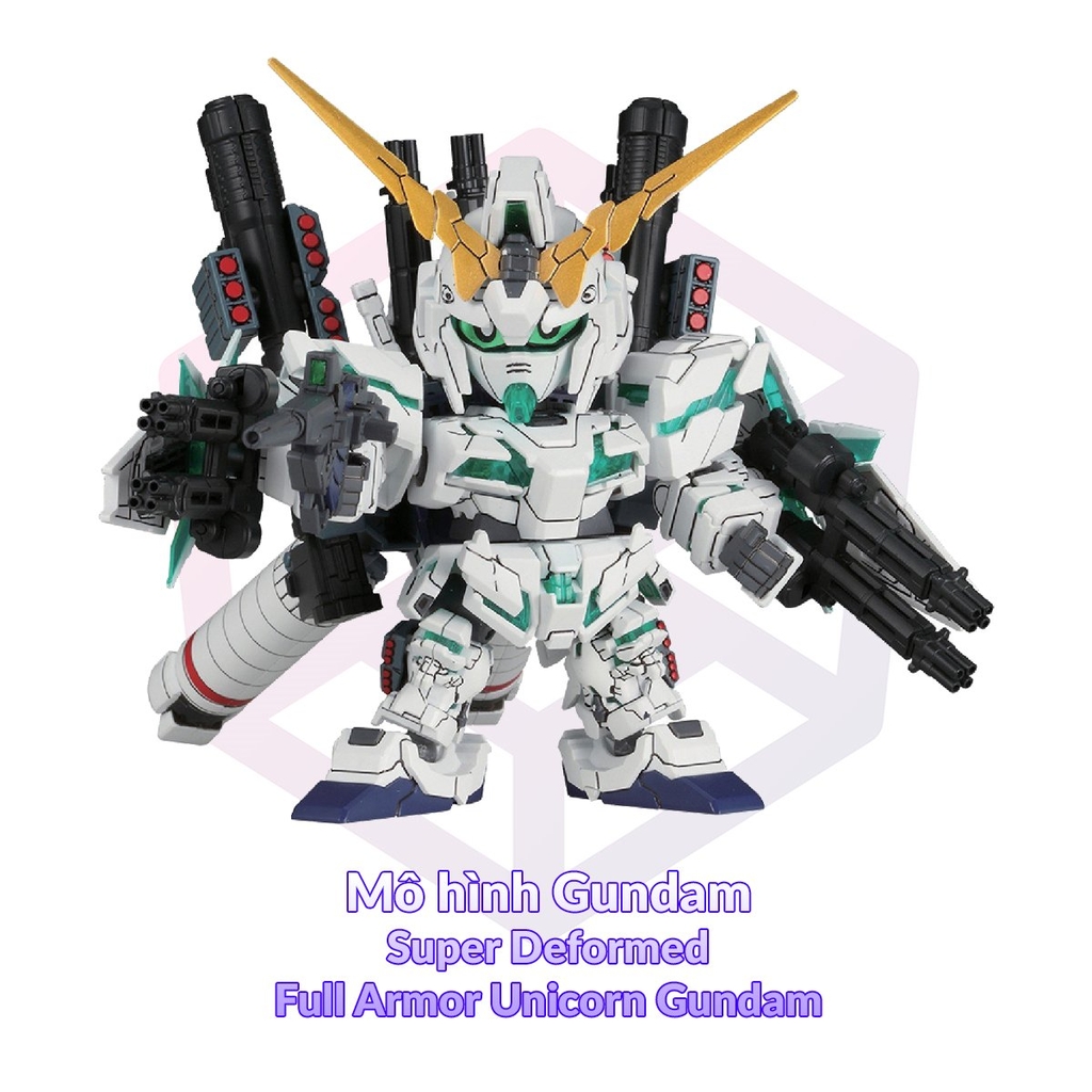 Mô Hình Gundam SD 390 Full Armor Unicorn Gundam MS Gundam UC [3GD]