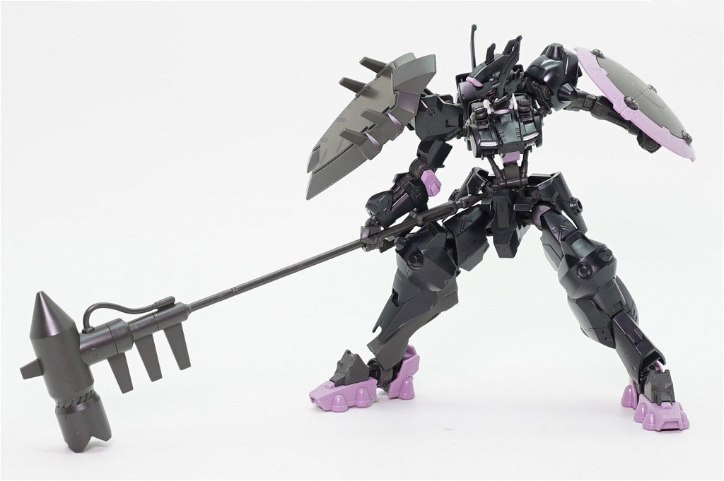 BANDAI HG Vual Gundam Modellbausatz – Maßstab 1:144, Aus Iron-Blooded Orphans, Mit Bergbauhammer & Zubehör