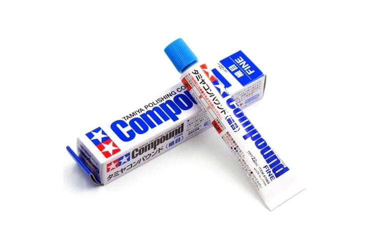 Kit De 3 Pots De Polish Tamiya - Grossier, Fin, Finition - 22 Ml Chacun - Neuf
