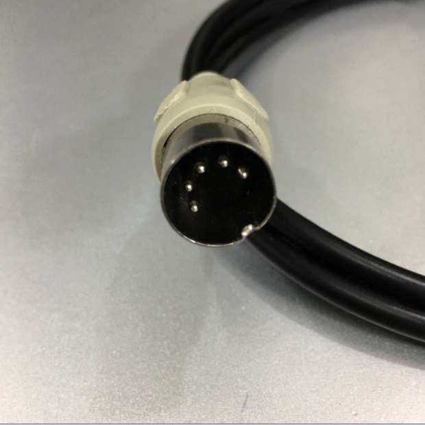 Cáp Truyền Dẫn Dữ Liệu Giữa Cân Và Máy Tính VIBRA SHINKO DENSHI Balance AJ-E AJH-E Series Cable RS232C 5 Pin DIN Male to DB25 Pin Male Length 1.8M