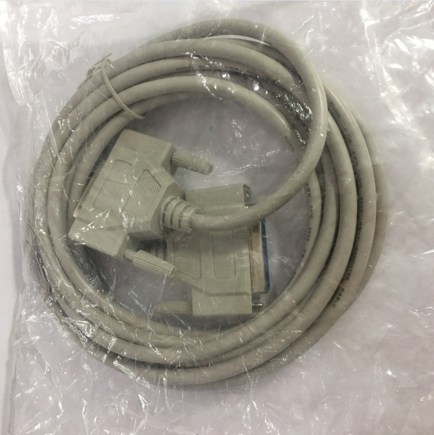 Cáp Kết Nối Cổng DB25 Serial 25Pin LPT Parallel 1284 Âm Dương Chuẩn Song Song Nối Tiếp DB25 Female to DB25 Male Cable Grey Length 5M