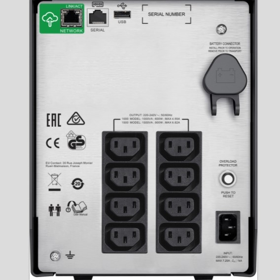 Bộ Lưu Điện APC SMC1500IC Smart-UPS C 1500VA LCD 230V With SmartConnect