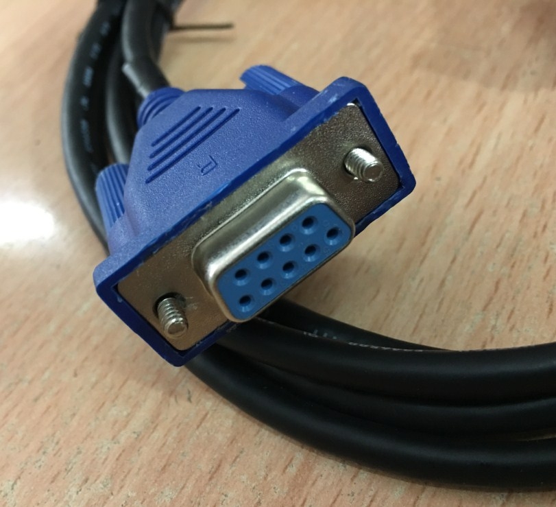 Cáp Lập Trình 1747-CP3 RS232 DB9 Female to RS232 DB9 Female PLC Programming For Allen Bradley Micrologix SLC500 Dài 5M