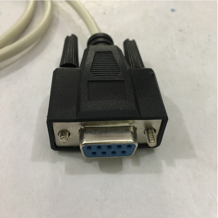 Cáp Kết Nối Cổng Com RS232 Đầu Âm Đầu Dương Chuẩn Chéo Null Modem With Full Handshaking RS232 DB9 Female to RS232 DB9 Male Grey Length 1M