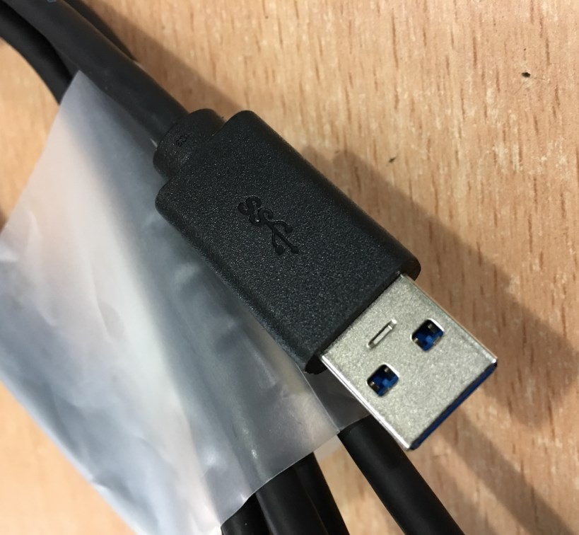Cáp Kết Nối Tấc Độ Cao Chính Hãng Dell SuperSpeed USB 3.0 Type A Male To Type A Male 28AWG Cable Black Dài 50CM