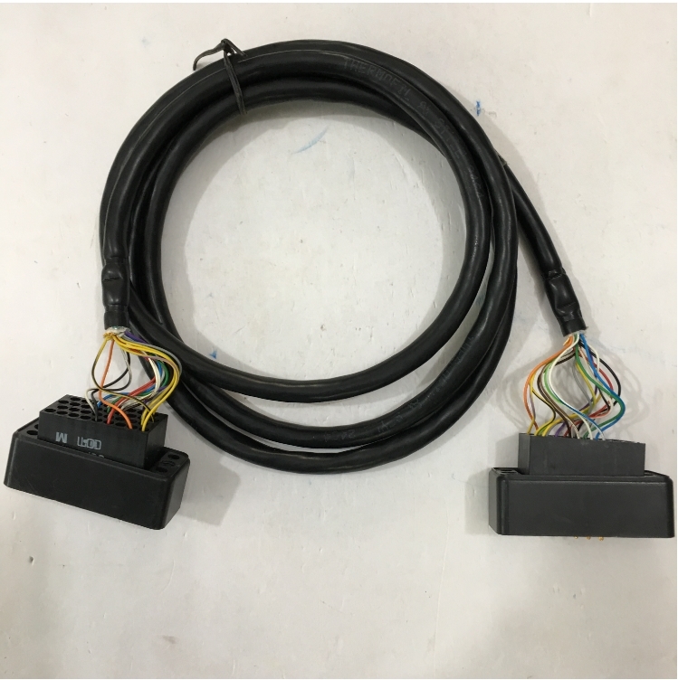 Dây Cáp Hàn Và Đấu Mạch Điều Khiển 17 Core 28AWG Unscreened 17x0.12mm Có Vỏ Bọc Bạc Chống Nhiễu Cable PVC Black Length 1.5M
