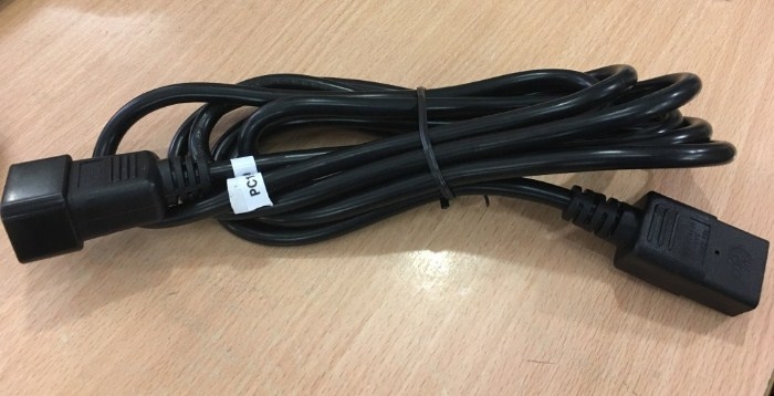 Dây Nguồn Server XIONGRUN XR-602 B XR-505 Computer Power Cord IEC320 C19 To IEC320 C20 16A 250V 14AWG 3x1.5mm Length 3M