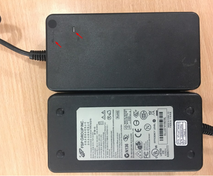Adapter 24V 5A 120W Original FSP Group Inc PSP120-RDC 40022941 IEC C14 Connector Size 5.5mm x 2.5mm
