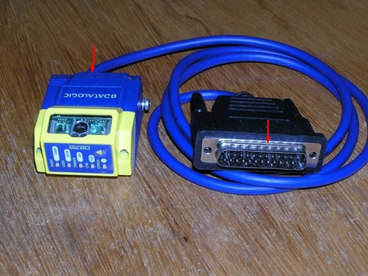 Bộ Cáp Và Sạc Máy Quét Mã Vạch RS232 Replace T Serial Cable with Trigger Output For Datalogic Matrix210N 300N DS2100N Dài 3M