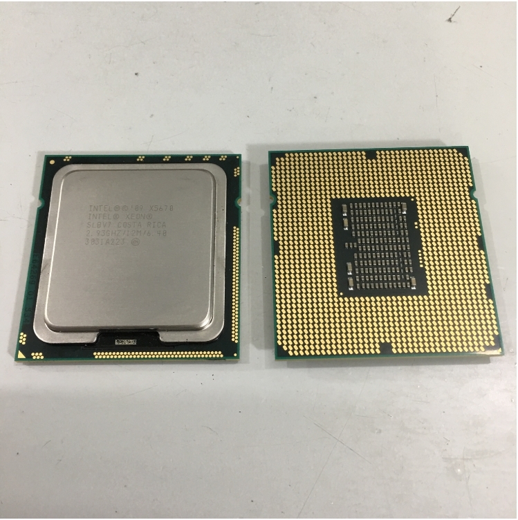 Bộ Vi Xử Lý Máy Chủ Intel Xeon X5670 Processor 2.93GHz/6.40 GT/LGA1366/95W/12MB L3 Cache/Six Coreserver CPU For 583918-00A HP System Board Dl380 G7