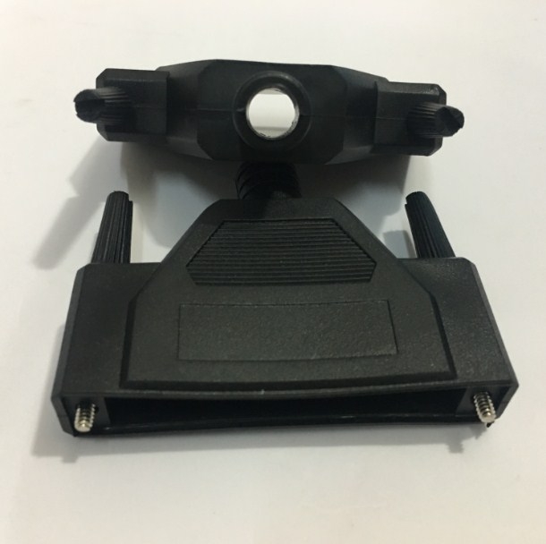 Vỏ Ốp Nhựa Đầu Hàn 37 Chân Hai Hàng DB37 2 Row 37Pin PVC Shell Connector Black