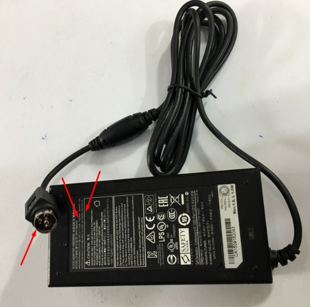 Adapter 24V 2.5A 60W BPA-06024G For Printer XPRINTER XP-Q200 Q200II XP-350BM XP-360B XP-Q200II XP-C230 Connector 3Pin Mini Din 10mm